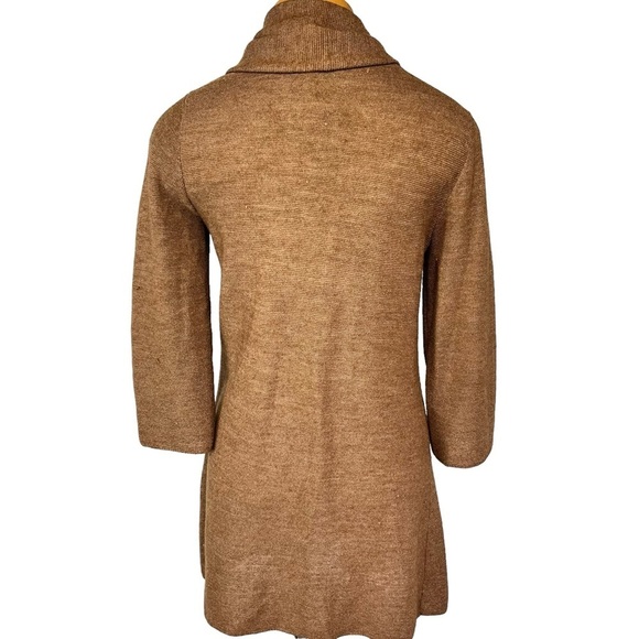 Peruvian Connection Alpaca and Silk Long Timeless Links Cardigan Womens Small - Picture 6 of 11